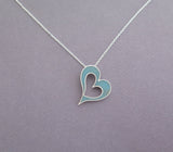 turquoise heart necklace