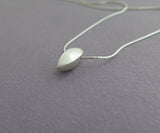 sterling silver seed pod necklace