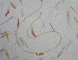 real 14k gold dainty necklace 