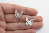 butterfly earrings, wings earrings