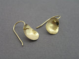 light dangle 14k gold earrings
