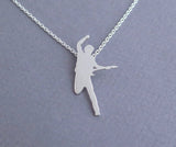 bruce springsteen silhouette necklace