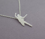 Bruce Springsteen Necklace - Sterling Silver - Hand Cut