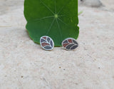 unique leaf earrings