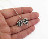 leaf necklace