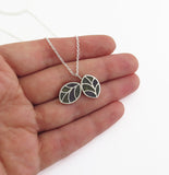 leaf necklace