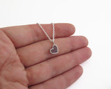 heart necklace for women