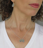leaf pendant necklace