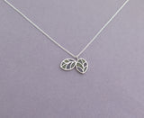leaves pendant necklace