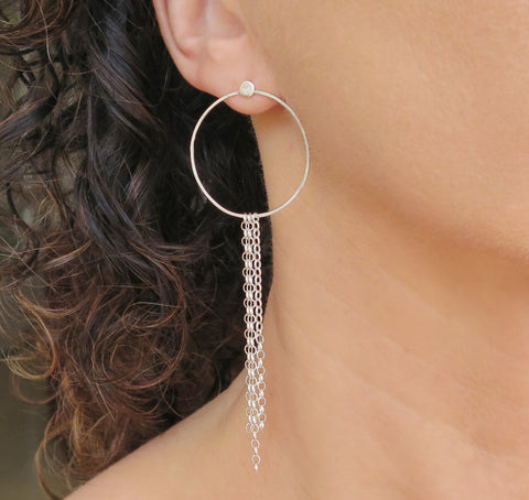 long chain earrings
