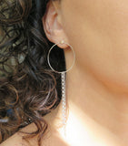 long chain earrings