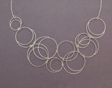 bib necklace silver