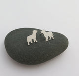 dog stud earrings