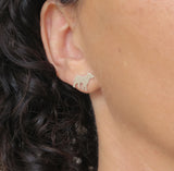 sterling silver dog earrings