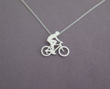 bicycle pendant necklace
