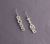 boss time earrings