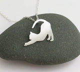 sterling silver cat necklace pendant