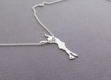 ice skater necklace