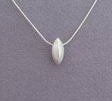 seed pod necklace sterling silver
