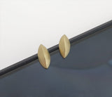 14k gold seed pod earrings
