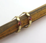 14k gold hoop earrings