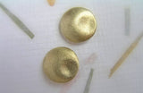 14k gold round earrings