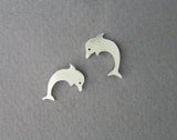 dolphin earrings, sea lover gift
