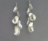 sterling silver dange earrings, cluster earrings