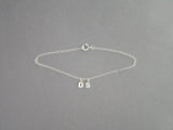 personalized initial bracelet, letters jewelry