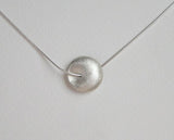 sterling silver circle necklace 