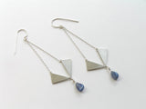 sterling silver handmade dangle earrings
