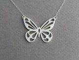 Butterfly  Necklace Pendant  - Sterling Silver - Butterfly Jewelry - Handmade Jewelry