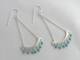 big sterling silver Chandelier earrings