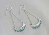sterling silver turquoise earrings