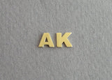 personalized earrings, 14k gold dainty earrings