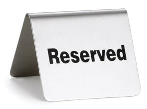 Reserved for Jesse